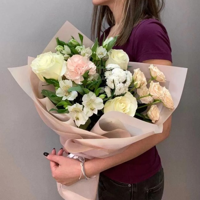 Букет цветов "Все о любви"